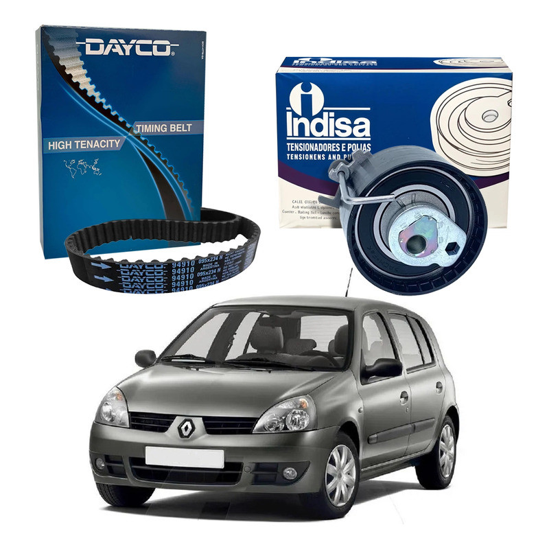 Kit Correia Tensor Clio 1.0 16v 2003 A 2012 em Oferta na Shopee