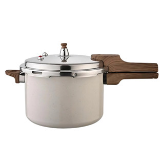 Panela de Pressão Antiaderente Cerâmico 6,8 Litros Marmol Grande Fechamento Externo em Oferta na Shopee