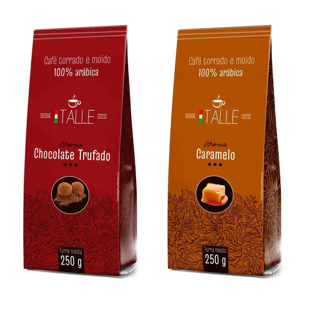 Café Italle Aromatizado Trufado e Caramelo Café 500g