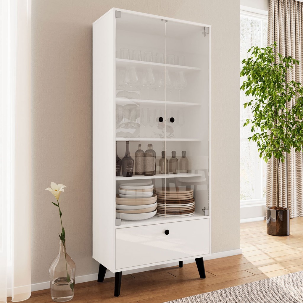 Cristaleira com 2 Portas: Onde Comprar | BuscaProdutos