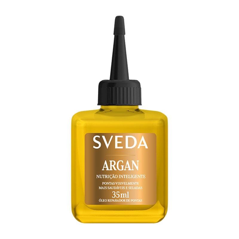 Óleo Reparador de Pontas Sveda Hair Argan 35ml em Oferta na Shopee