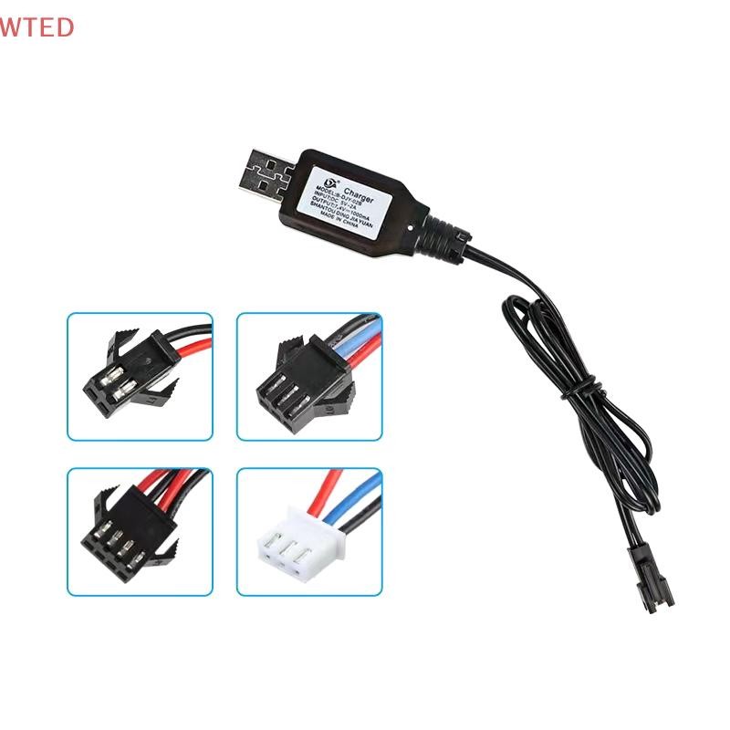 (WTED) 7.4V (3.7V X2) Carregador SM-2P/3P 4P Reverso XH-3P/4P Bateria De Íon-Lítio Elétrica RC Brinquedos Carro Barco Ca
