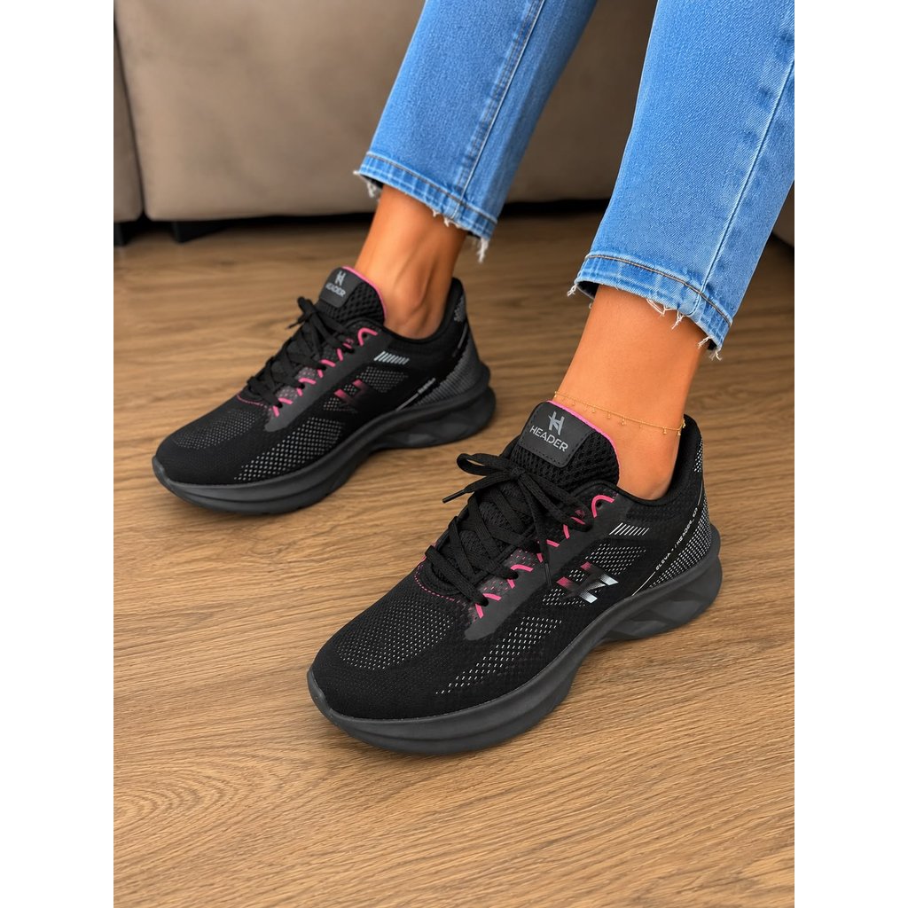 Tênis Header Run - Conforto E Estilo Esporte Casual Header