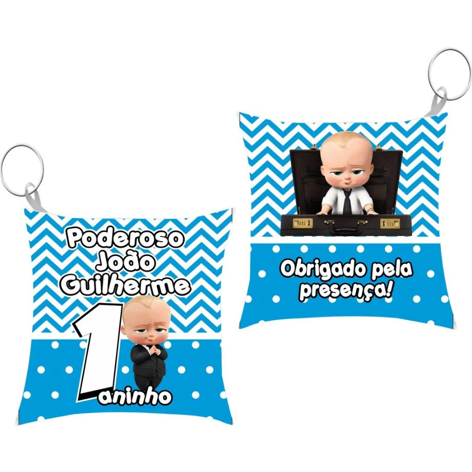 Kit 10 a 50un Poderoso Chefinho azul Menino Almochaveiro Personalizado lembrancinha Festa Aniversario Infantil