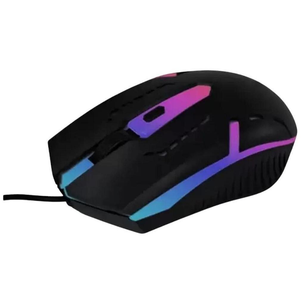 Mouse Óptico Gamer Com Fio 3600 DPI LED 7 Cores