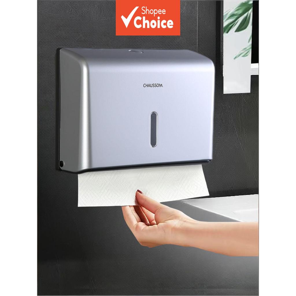 Toalha de Banho Toalha Absorvente Macia Dispensador de Papel de Parede para Banheiro Caixa de Lenços à Prova D'água Sem