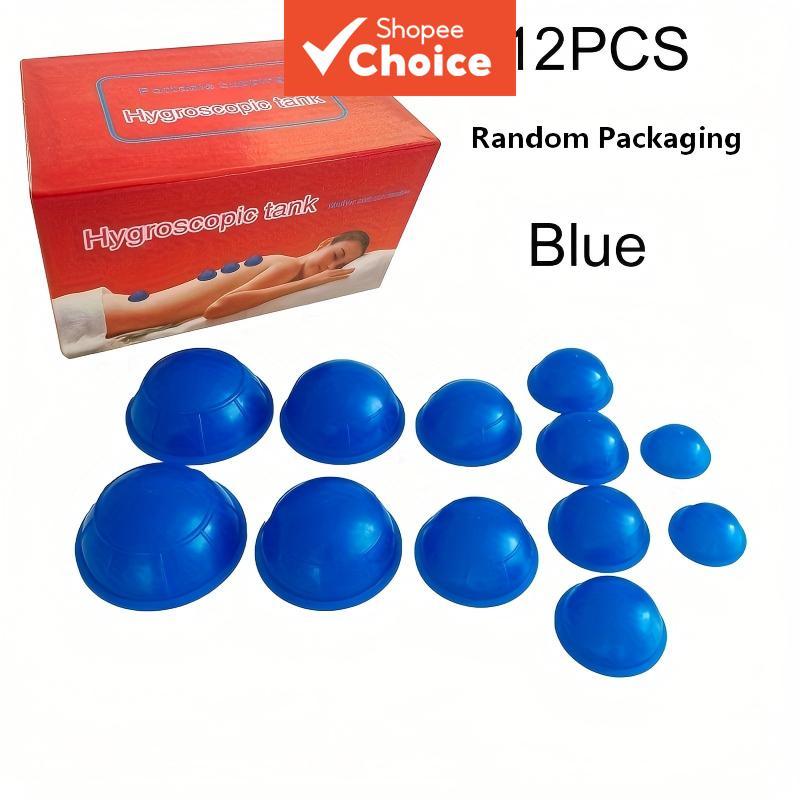Conjunto de 12 Copos de Ventosas de Silicone