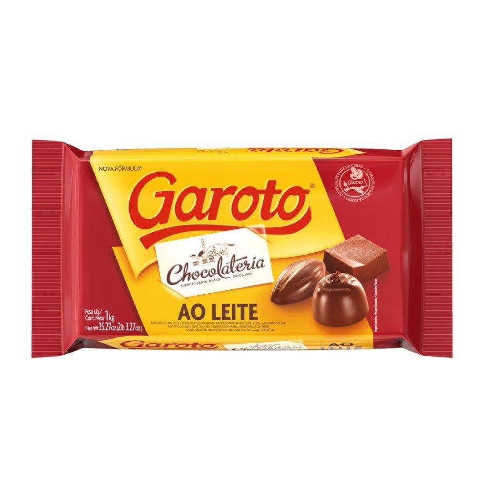Chocolate para Cobertura Garoto ao Leite 1kg