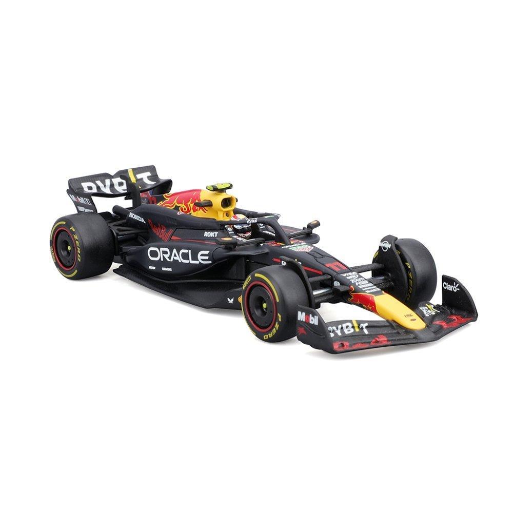 Carrinho Miniatura Burago F1 1:43 Red Bull Rb20 - Perez Com Capacete