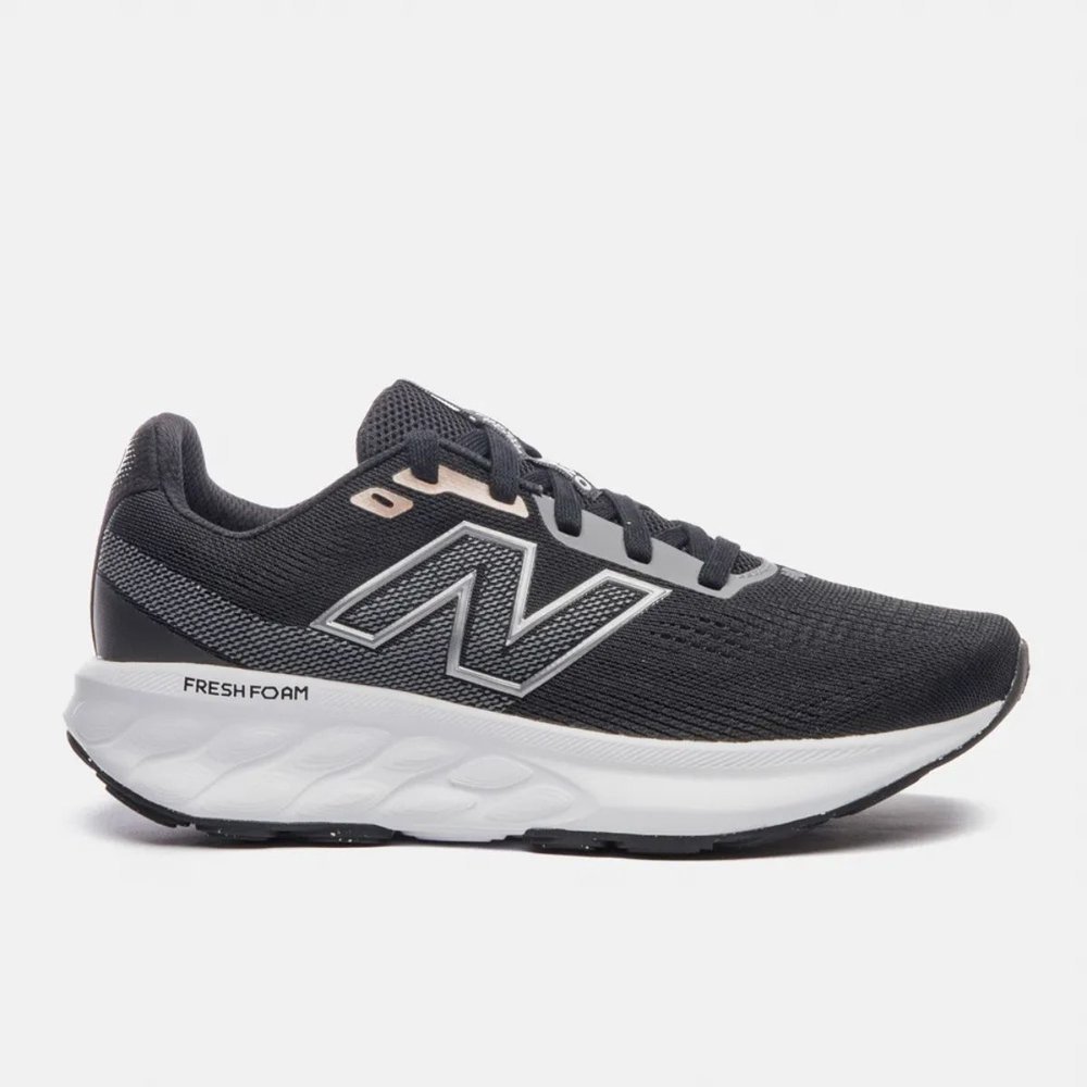 Tênis New Balance Fresh Foam 520 V9 Feminino Preto Leve Amortecido Running Academia
