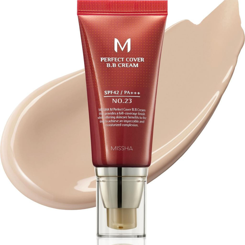 MISSHAM Corretivo Perfeito BB Cream No. 23 Bege Claro/Cor Média com Tom Frio/Cor Neutra SPF42PA+++1.69oz-com Cor Hidrata