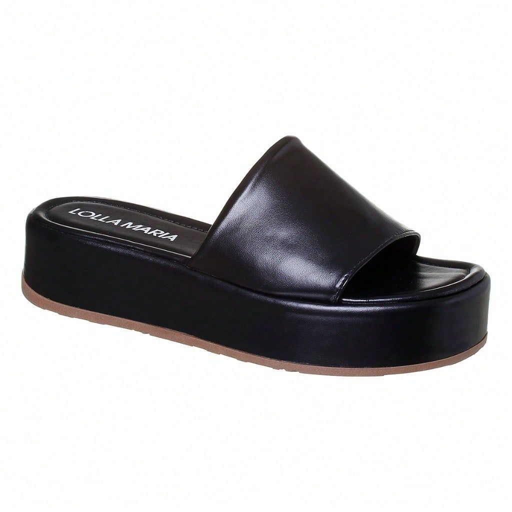 Chinelo Feminino Sandália Plataforma Flatform Confortável Lançamento