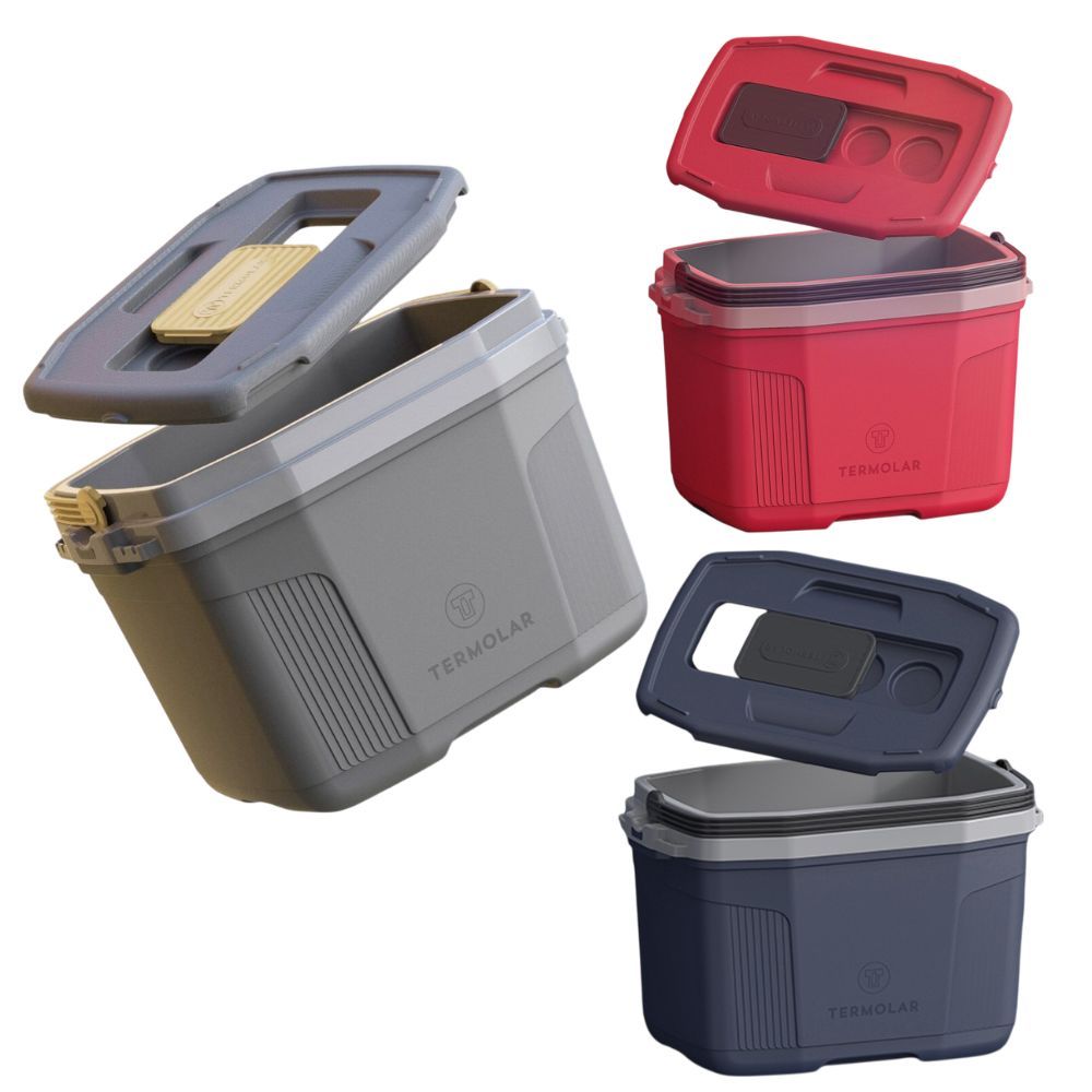 Caixa Cooler Térmico Grande 32 Litros Cabe Até 45 Latas Para Praia Camping Pesca Termolar