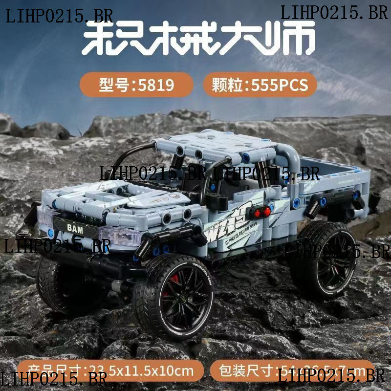 500 + pçs Lego veículo Off-Road série de carros esportivos puxar para trás modelo de montagem de carro Ferrari Wrangler