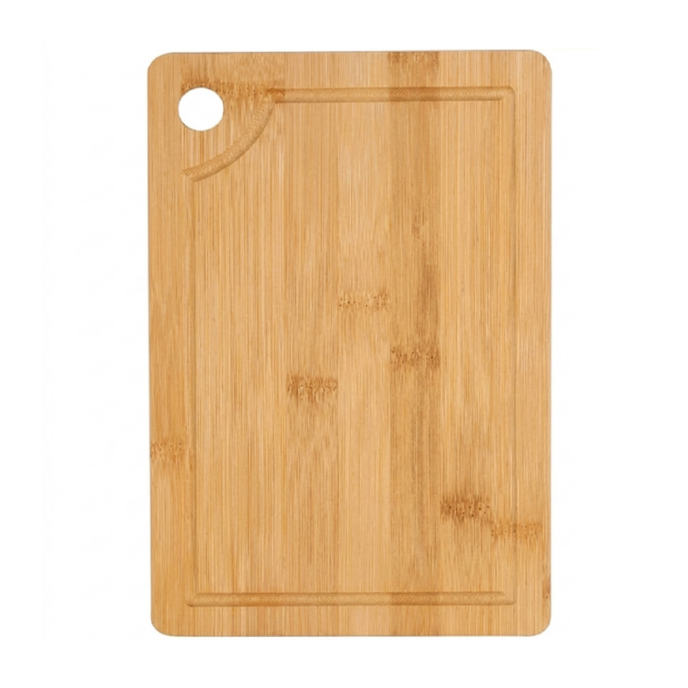 Tábua De Corte Para Churrasco Bambu 28x18cm