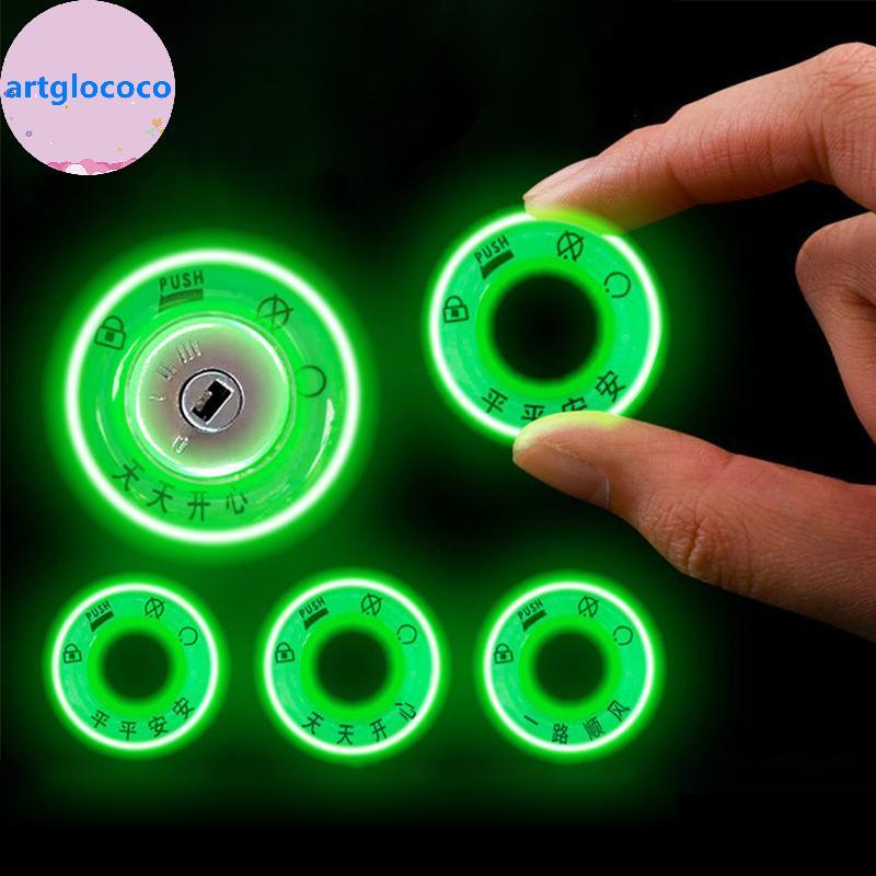 Artglococo 5 Pçs Motocicleta Carro Elétrico Luminoso Chaveiro Capa Stiers Decorativo Interruptor De Luz Anel Fluorescent