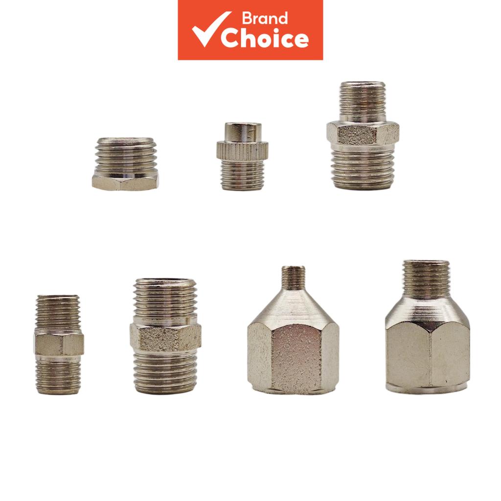 Kit Adaptador de Engate para Aerógrafo, Conversores de Rosca BSP 1/8 e 1/4, Conector M5×0,5 para Compressor e Pistola