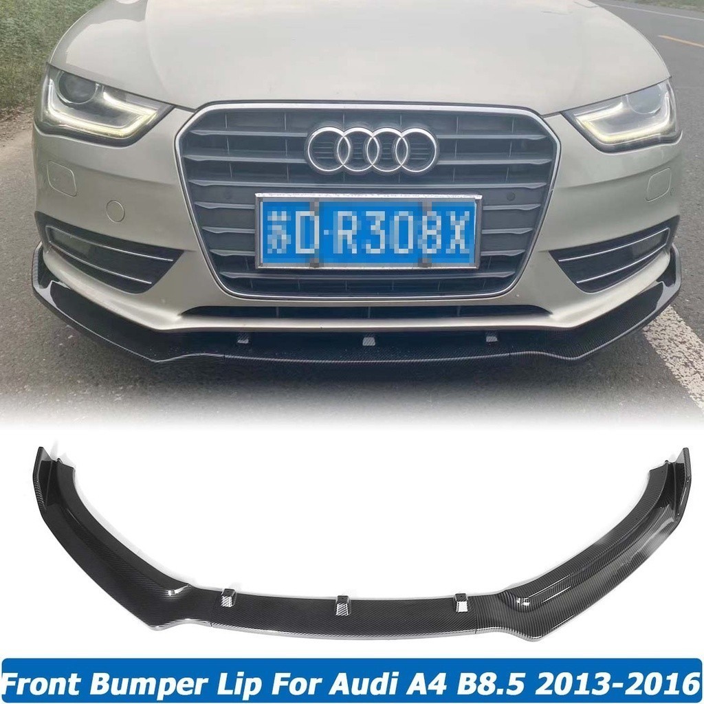 Amortecedor Dianteiro Spoiler Lateral Divisor Difusor Proteção Defletor Corpo Kit Guardas Para Audi A4 B8.5 2013-2016 Ca