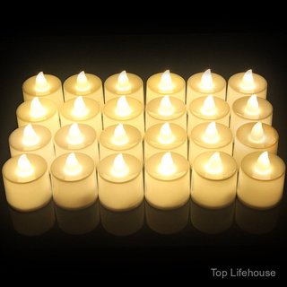 72/96/120 Unidades  Portátil E Flexível Luz De Vela Led Econômico Durável Para 