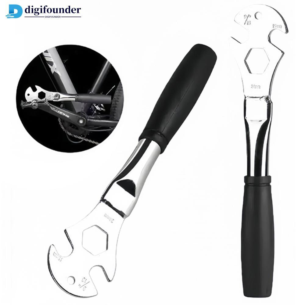 DIGIFOUNDER Multifuncional Chave De Remoção De Pedal De Bicicleta 15MM Mandíbula Padrão 24MM Buraco Sextavado Eixo Trase