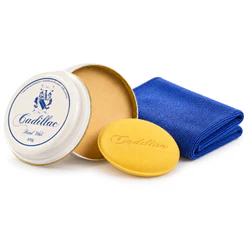 Cera De Carnaúba Cadillac Hard Wax 150g Com Aplicador + Microfibra