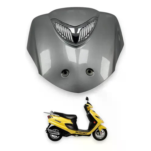 Carenagem Frontal Suzuki Burgman 125 2005/08 Original Prateado