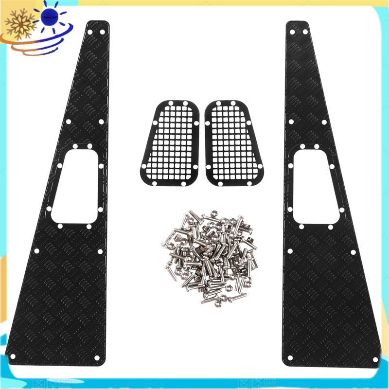 [Le's Shop] Grade De Admissão De Placa Antiderrapante De Metal Para-4 TRX4 1/10 RC Crawler Upgrade Parts Acessórios