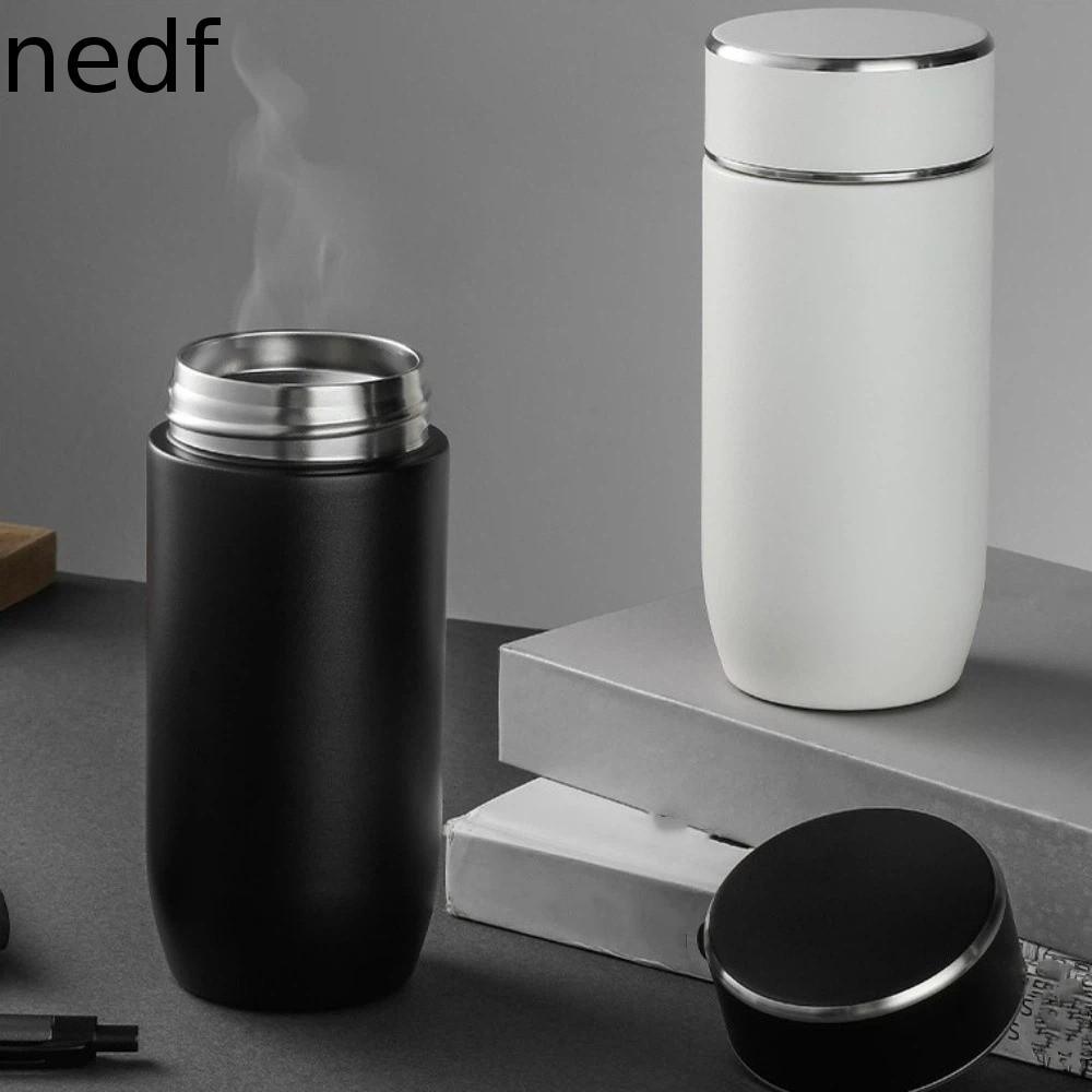 Copo Isolado De Aço Inoxidável NEDFS , Com Garrafa Térmica Portátil Filtro De Chá , Resistente Ao Desgaste