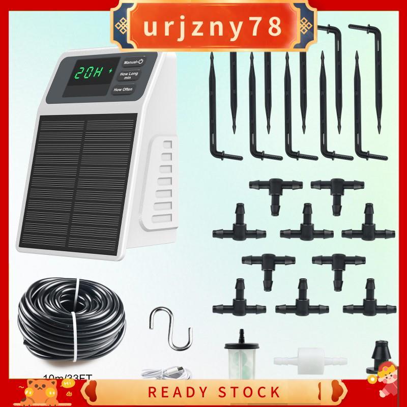 Kit De Irrigação Por Gotejamento Automático Solar , Modos De Temporizador , Sistema De Rega Inteligente , Jardim Ao Ar L
