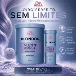 Wella Blondor Multi Blonde 7 Original | Pó Descolorante Profissional 400g ou 800g | Escolha Seu Tamanho