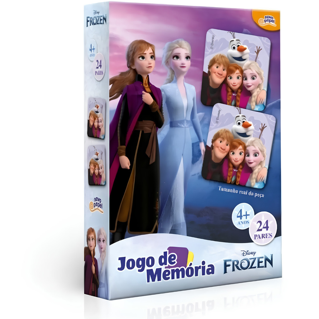 Jogo Da Memória Infantil Educativo Disney Frozen - Toyster
