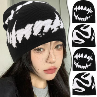 Chapéu De Malha Y2K Coreano-Personalidade , Legal-Gorro De Cabeça De Bolsa-Boné Hip-hop Engraçado Americano-Para Homens