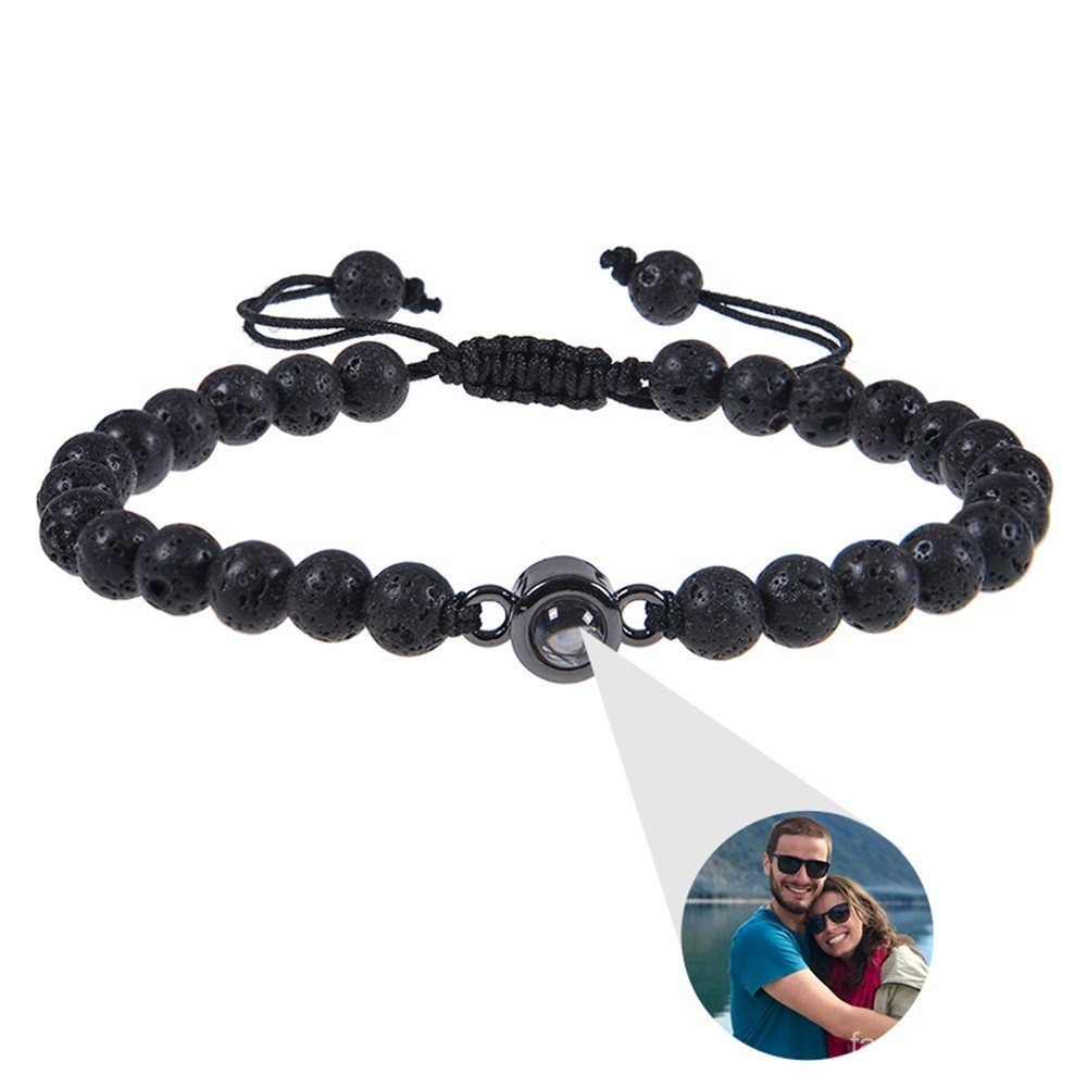 Pulseira De Projeção Personalizada Masculina Com Memória Fotográfica Ajustável E Projetor Para Presentes Românticos Namo