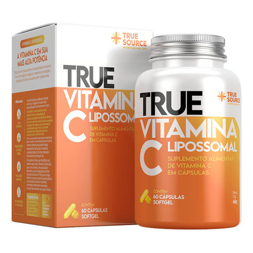 Vitamina C Lipossomal - True Source 60 Cápsulas