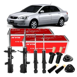KIT 4 AMORTECEDORES COROLLA FIELDER 2003 ATÉ 2008 KAYABA C/ KITS