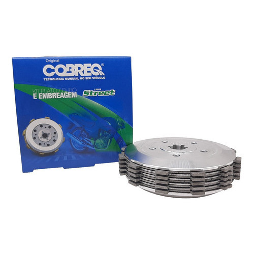 KIT EMBREAGEM COMPLETA COBREQ ( 0010-KE ) SUZUKI YES 125 / INTRUDER 125 ( TODOS OS ANOS ) em Oferta na Shopee