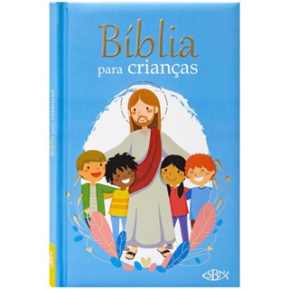 Bíblia para Crianças | Capa Almofadado | Azul em Oferta na Shopee