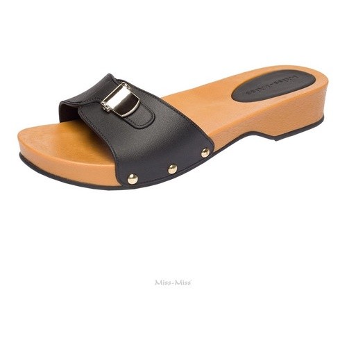 Tamanco Feminino Retrô antiderrapante confortável ref 10212 Miss Miss em Oferta na Shopee