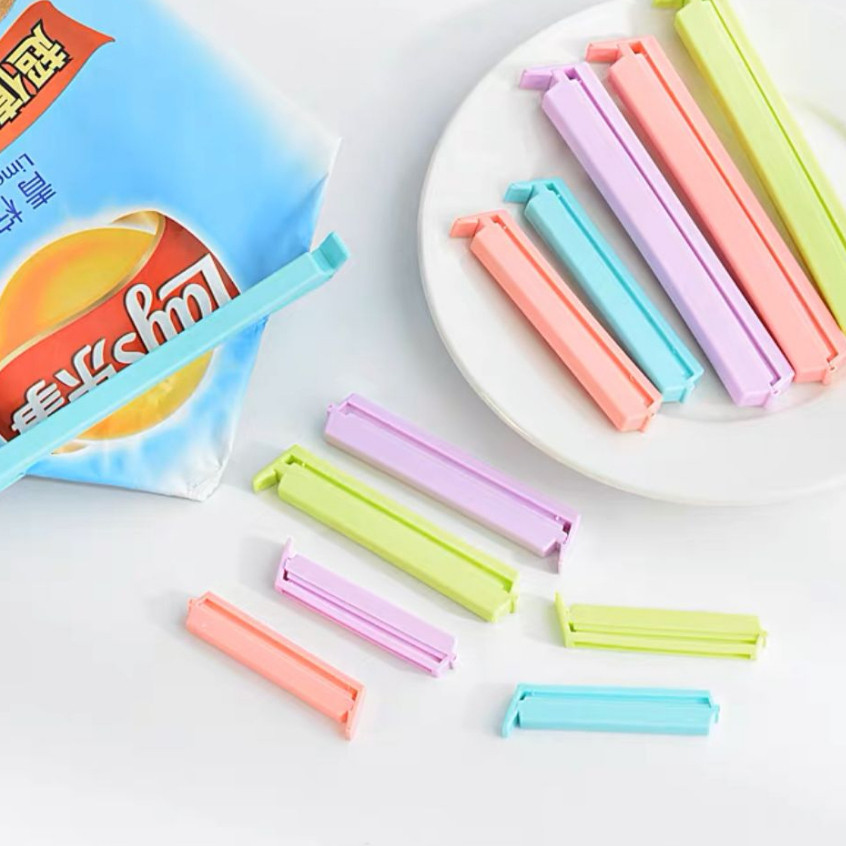 Conjunto Prendedor Prendedores Pregador Protetor De Embalagens 12 Uns Multiuso Universal 3 Tamanhos