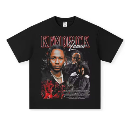 Camiseta Estampa Adulto/Infantil Lançamento Unissex Em Algodão kendrick lamar
