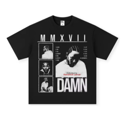 Camiseta Estampa Adulto/Infantil Lançamento Unissex Em Algodão mmxvii kendrick lamar