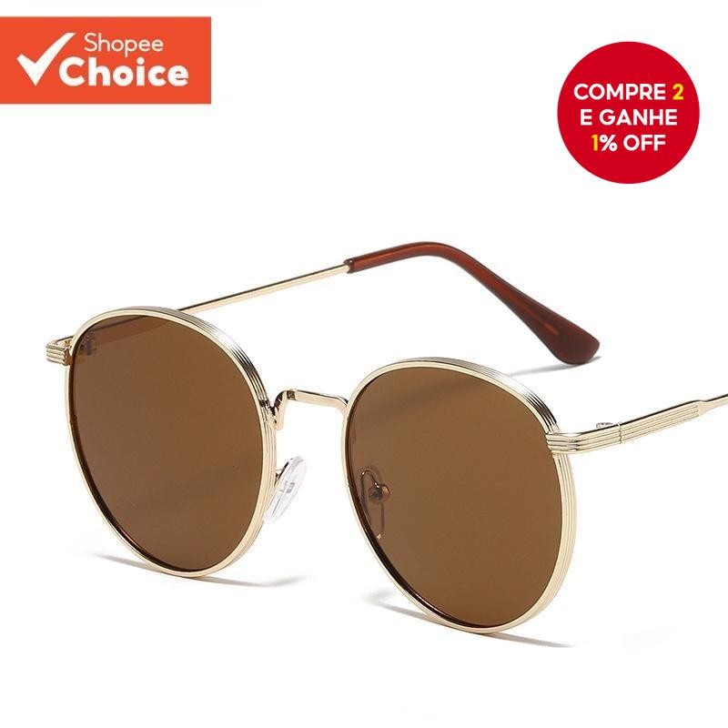 Óculos De Sol Com Armação De Metal Da Moda , Tons Simples E Elegantes Para Mulheres Homens , INS