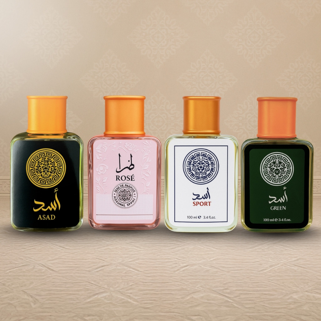 KIt com 4 Perfumes Arabe Masculino e Feminino - 100ml