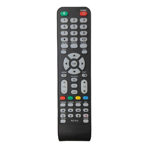 Controle Remoto Compátivel Tv Cce Lcd Led Preto