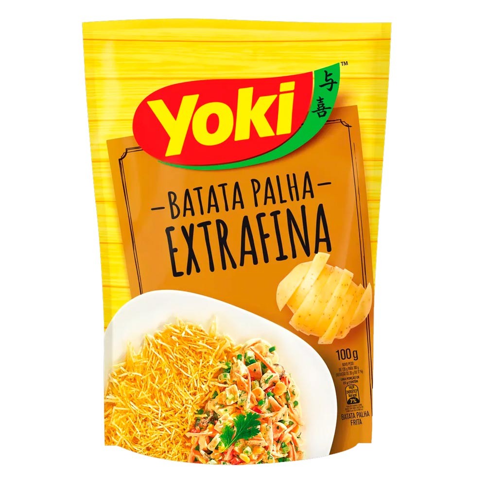 Batata Palha Yoki Extra Fina 100g em Oferta na Shopee