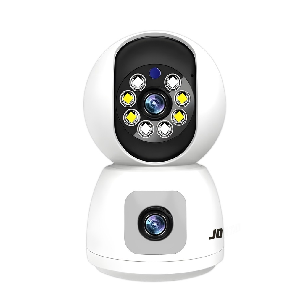 Câmera Duas Lentes IP Wifi FULL HD 1080P com visão noturna fixa e 360° Auto Track em Oferta na Shopee