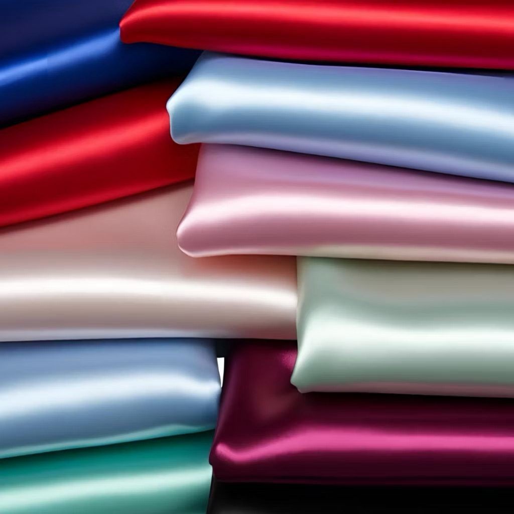 3 Metros Tecido Cetim Charmousse BRANCO, AZUL ROYAL, PRETO E BEGE 1,50M Largura Cetim Liso