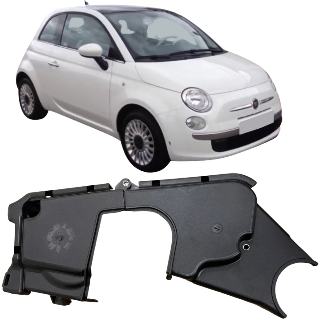 Kit Protetor Correia Dentada Externo para Fiat 500 2011 até 2017
