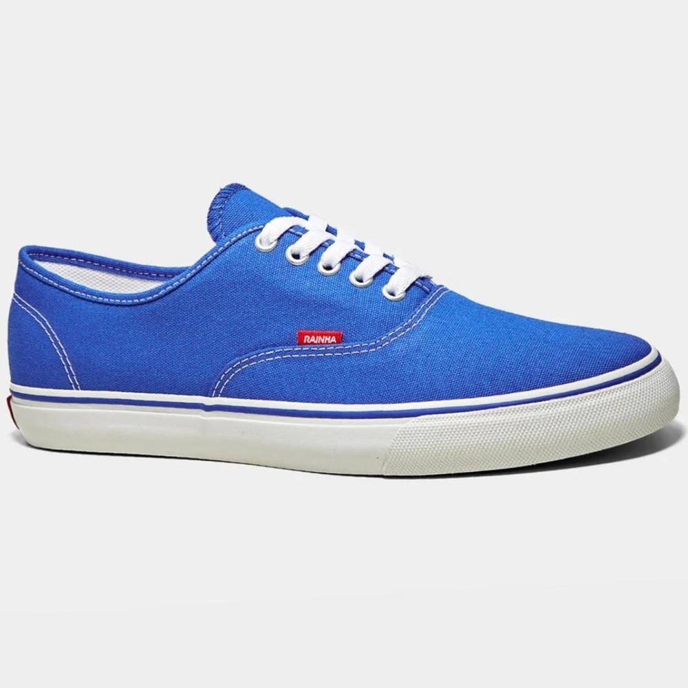 Tênis Rainha Mont Car V - Azul e Branco
