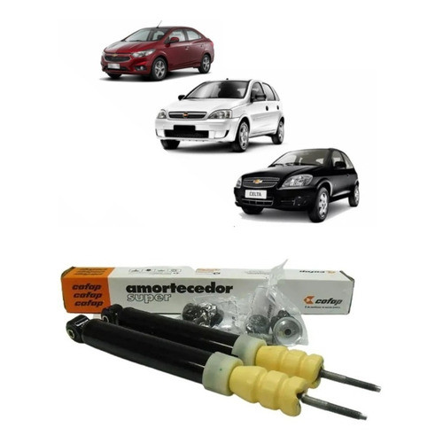 Par Amortecedor Traseiro Corsa (todos) Original Cofap B47061